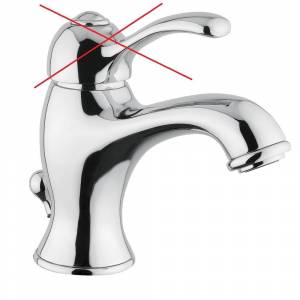 Смеситель однорычажный для раковины Bugnatese Lem, без рукоятки